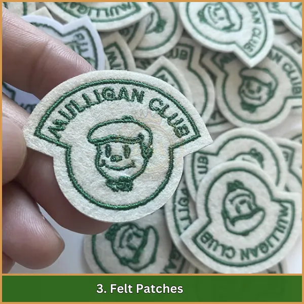 3. Felt Patches