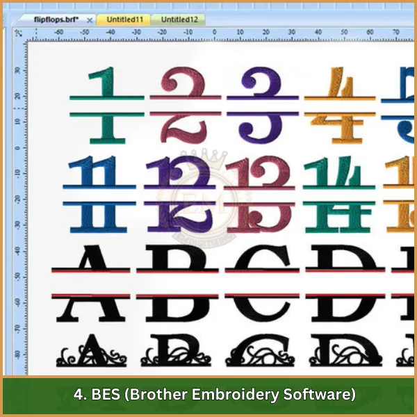 4. BES (Brother Embroidery Software)