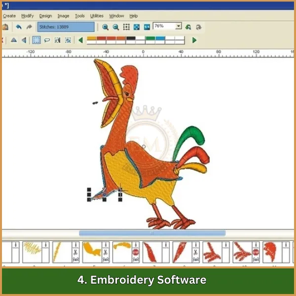 4. Embroidery Software