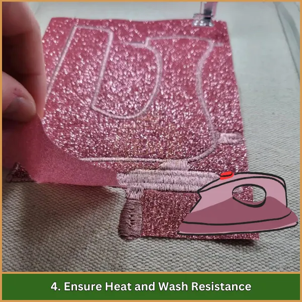 4. Ensure Heat and Wash Resistance