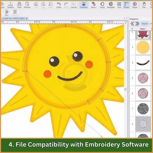 4. File Compatibility with Embroidery Software