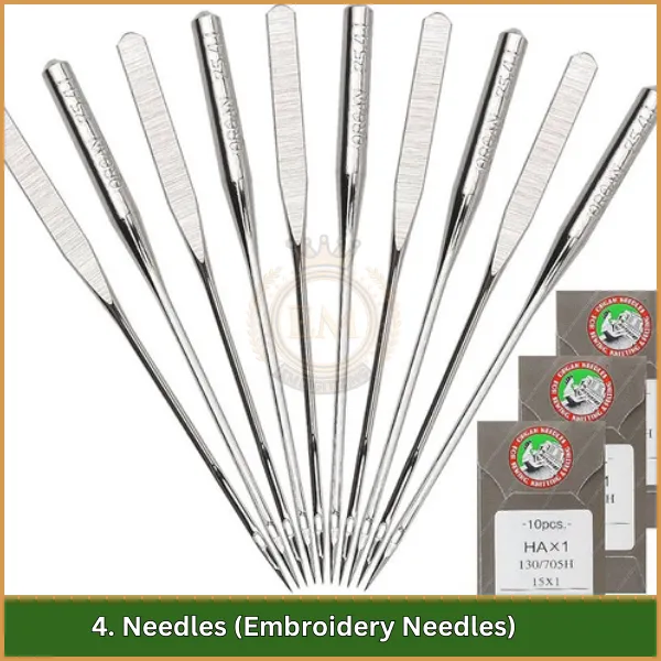 4. Needles (Embroidery Needles)