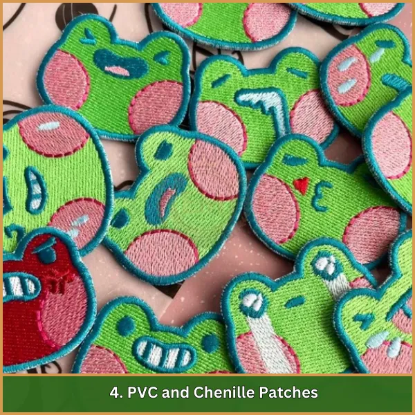 4. PVC and Chenille Patches