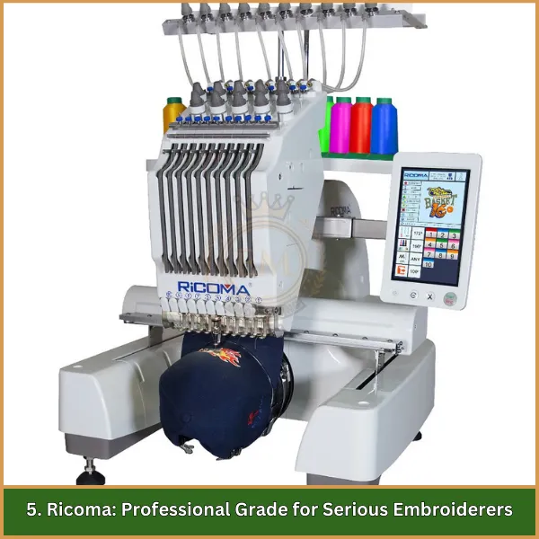 5. Ricoma Professional Grade for Serious Embroiderers