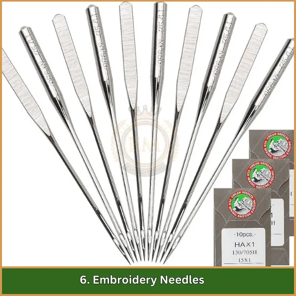 6. Embroidery Needles