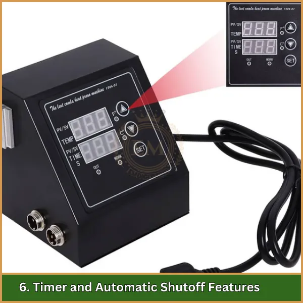 6. Timer and Automatic Shutoff Features