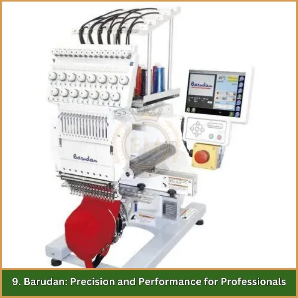 9. Barudan Precision and Performance for Professionals