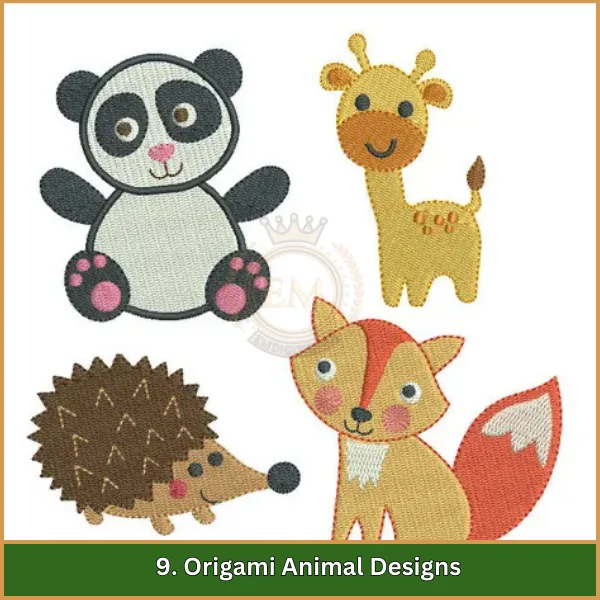 9. Origami Animal Designs