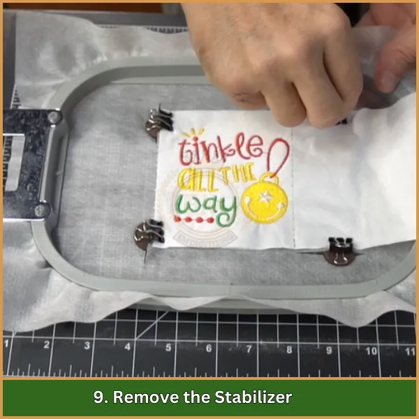 9. Remove the Stabilizer