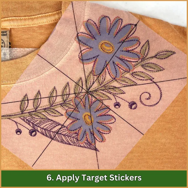 6. Apply Target Stickers