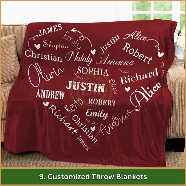 Customized Throw Blankets