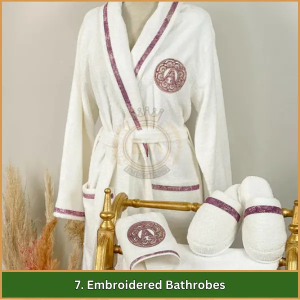 Embroidered Bathrobes