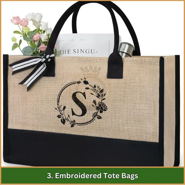 Embroidered Tote Bags