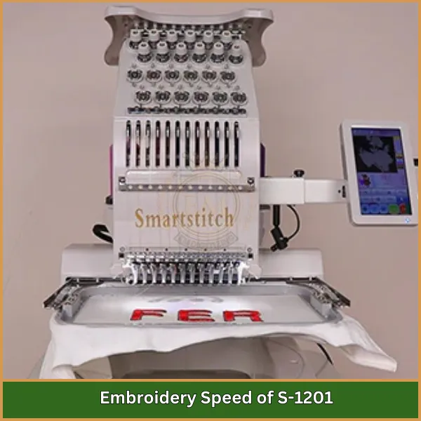 Embroidery Speed of S-1201