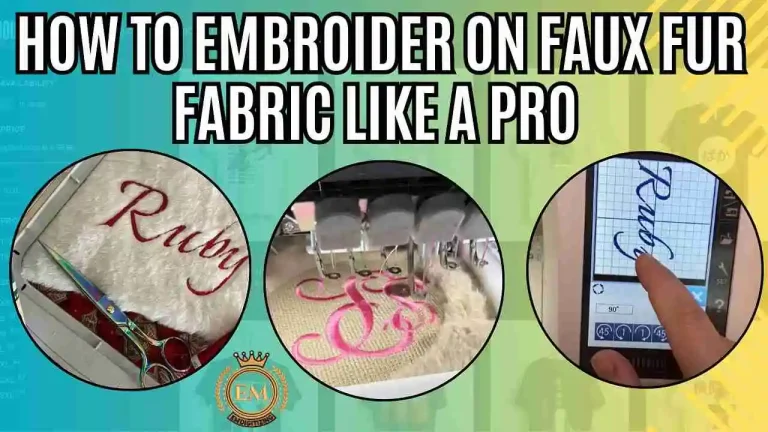 How to Embroider on Faux Fur Fabric Like a Pro