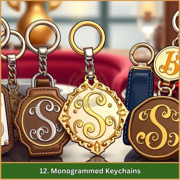 Monogrammed Keychains