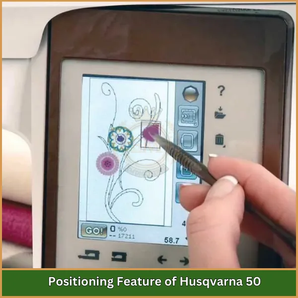 Positioning Feature of Husqvarna 50