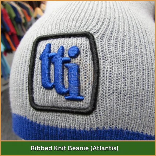 Ribbed Knit Beanie (Atlantis)