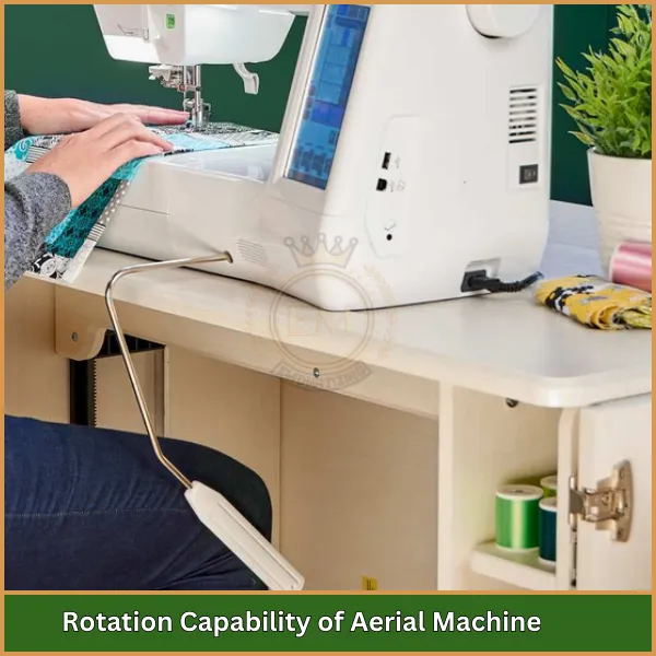 Capacidad de rotación de la máquina aérea