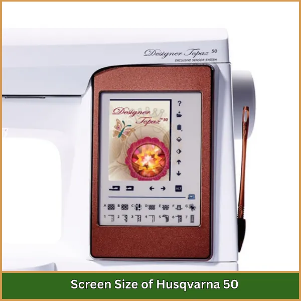 Screen Size of Husqvarna 50