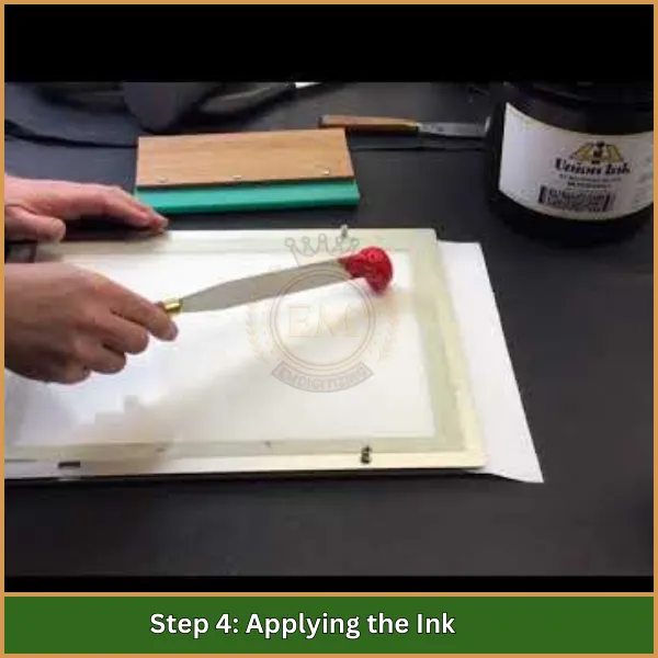 Step 4 Applying the Ink