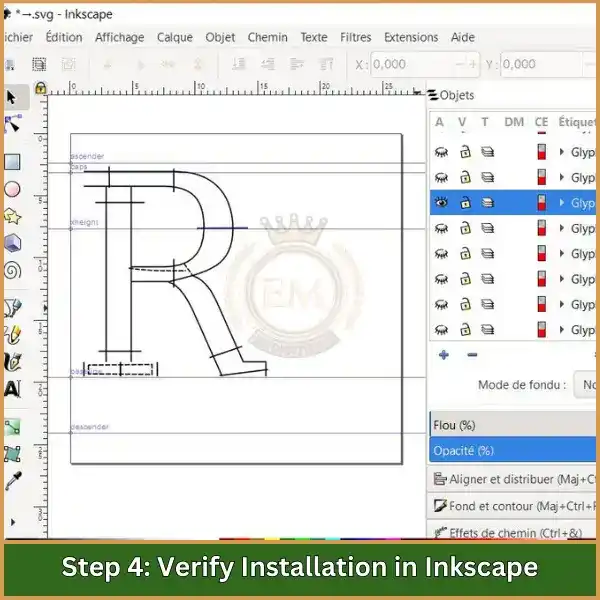 Step 4 Verify Installation in Inkscape