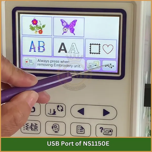 USB Port of NS1150E