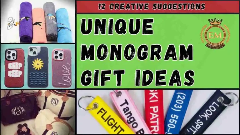 Unique Monogram Gift Ideas - 12 Creative Suggestions