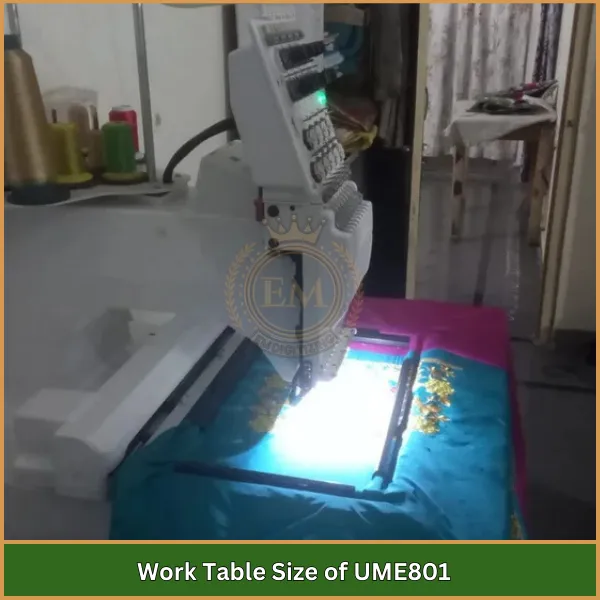 Work Table Size of UME801