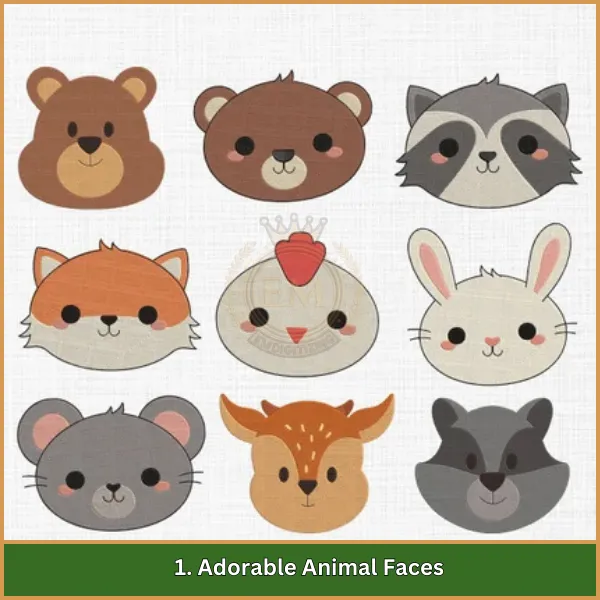 1. Adorable Animal Faces