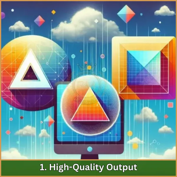 1. High-Quality Output