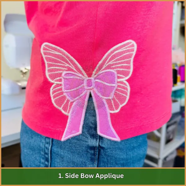 1. Side Bow Applique