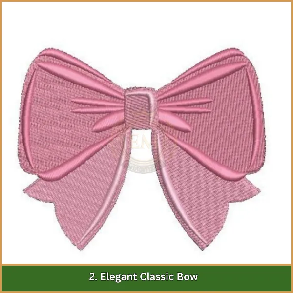 2. Elegant Classic Bow