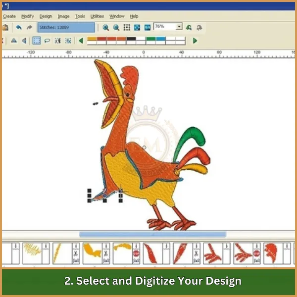 2. Select and Digitize Your Design