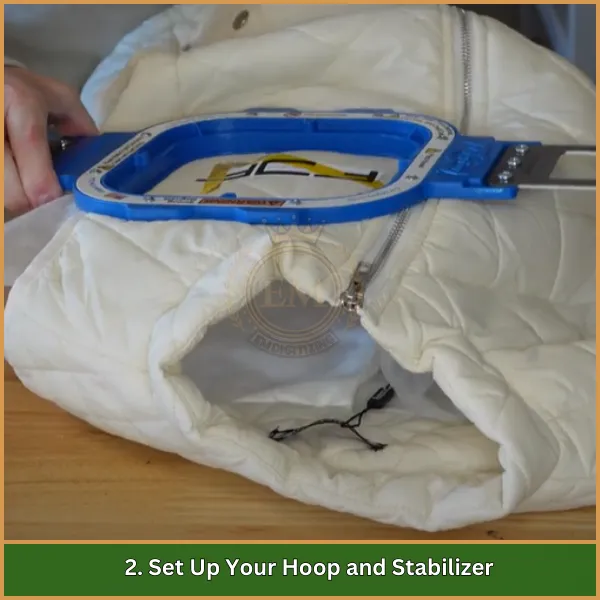 2. Set Up Your Hoop and Stabilizer