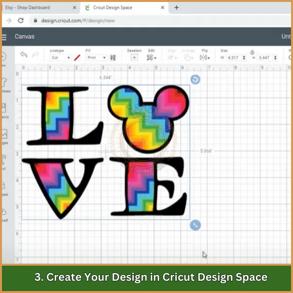 3. Create Your Design in Cricut Design Space