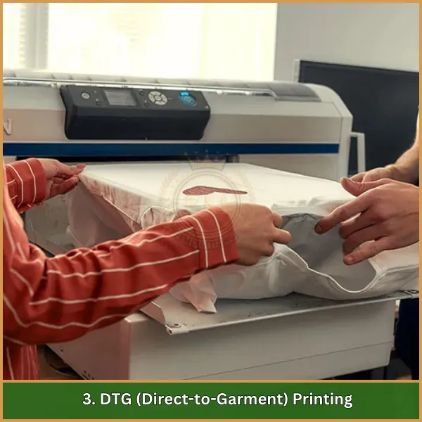 3. DTG (Direct-to-Garment) Printing