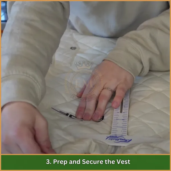 3. Prep and Secure the Vest