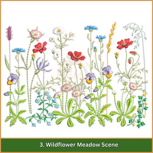 3. Wildflower Meadow Scene