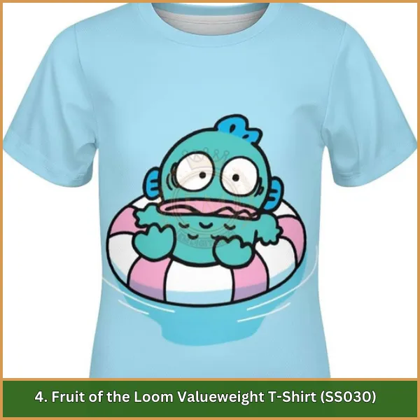 4. Fruit of the Loom Valueweight T-Shirt (SS030)