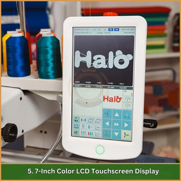 5. 7-Inch Color LCD Touchscreen Display