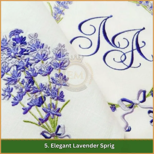 5. Elegant Lavender Sprig