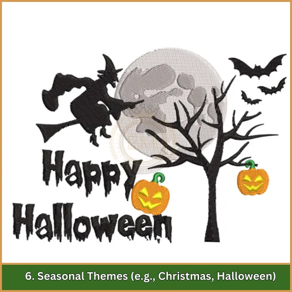 6. Seasonal Themes (e.g., Christmas, Halloween)