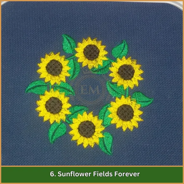 6. Sunflower Fields Forever