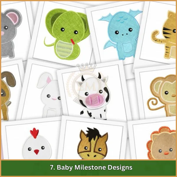 7. Baby Milestone Designs