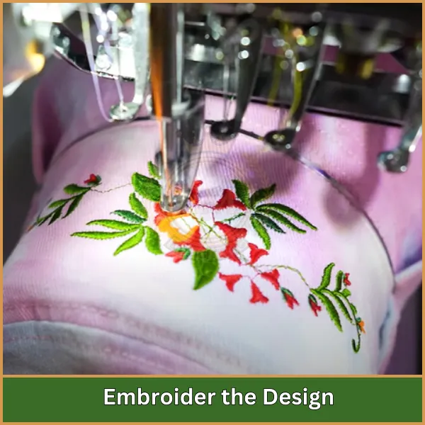 Embroider the Design