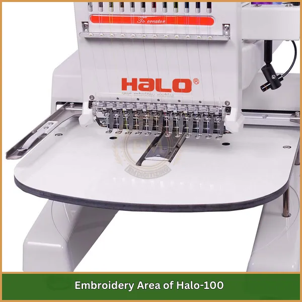 Embroidery Area of Halo-100