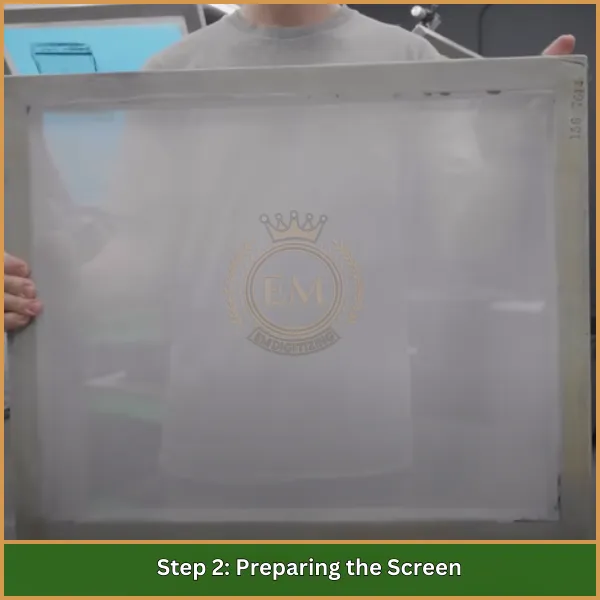 Step 2 Preparing the Screen