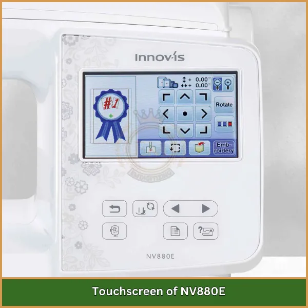 Touchscreen of NV880E