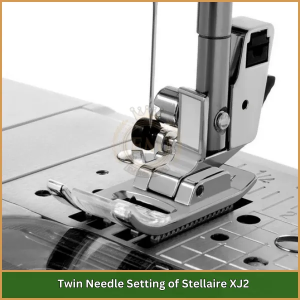 Twin Needle Setting of Stellaire XJ2